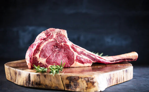 Buff Tomahawk Steak - Frozen - Antibiotics & Hormone Free - Nature's Soul - 450gm