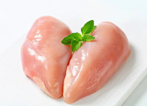 Chicken Breast - Grassfed Chicken Breast - Without Skin - Frozen - Halal Certified - No Antibiotic & Hormone Free - Gayatri Organic Farms - 450gm