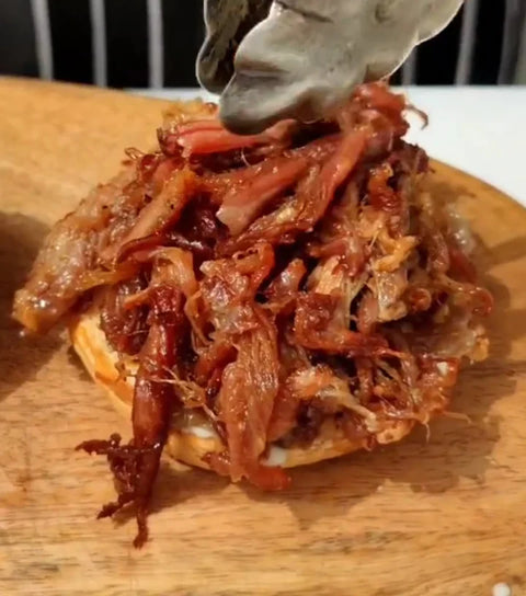 Pulled Pork | No Antibiotics And Hormone Free - No Fillers, No Gums, No Nitrates & Binder Using Fat Only - Nature's Soul - 250gm
