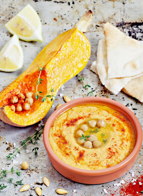 Butternut Squash Hummus - Fresh - Vegan & Gluten Free - Made Fresh with Organic Ingredients - 160gm