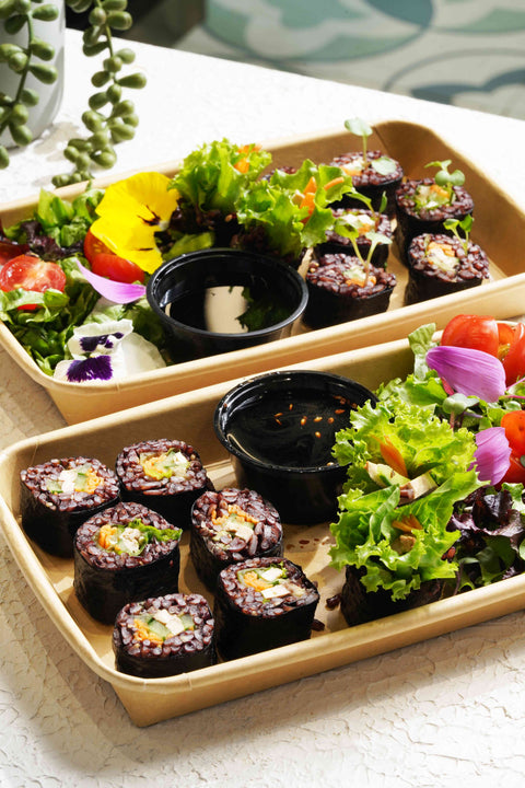 Kimbap - Fresh - Made With Organic Ingredients - Vegan - Box