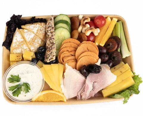 Non Veg Cheese Platter - Fresh - Made with Organic Ingredients - Box