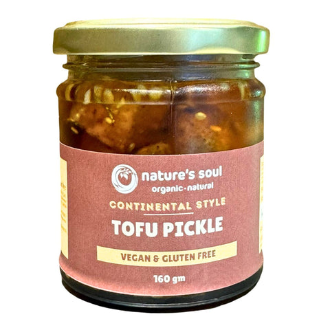 Tofu Pickle Continental Style - Fresh - Vegan &amp; Gluten Free - Made with Organic Ingredients - 160gm