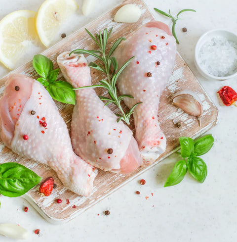 Chicken Drumstick - Frozen - Without Skin - Antibiotics &amp; Hormone Free - 450gm