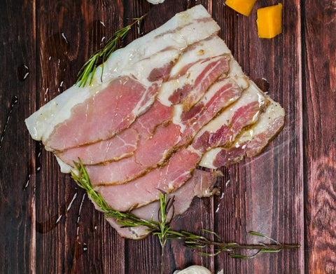 Double Smoked Streaky Bacon - Fresh - Gluten Free - 250gm