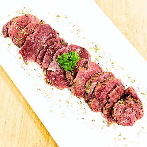 Buff Tenderloin Pastrami - Fresh - Make On Pre-Order Only - Gluten Free - Made with Organic Ingredient - 250gm
