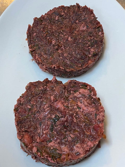 Beetroot Mushroom Tofu Patty - Fresh - Vegan, Gluten Free - Single Patty