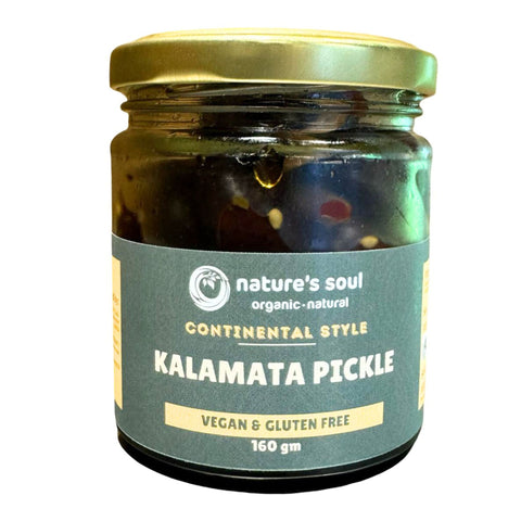 Kalamata Pickle Continental Style - Fresh, Vegan, Gluten Free - 160gm