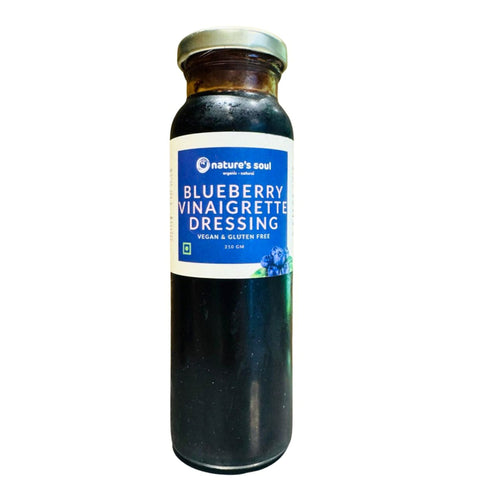 Blueberry Vinaigrette Dressing - Fresh - Oil Free - Vegan, Gluten Free, Refined Sugar Free - 210gm