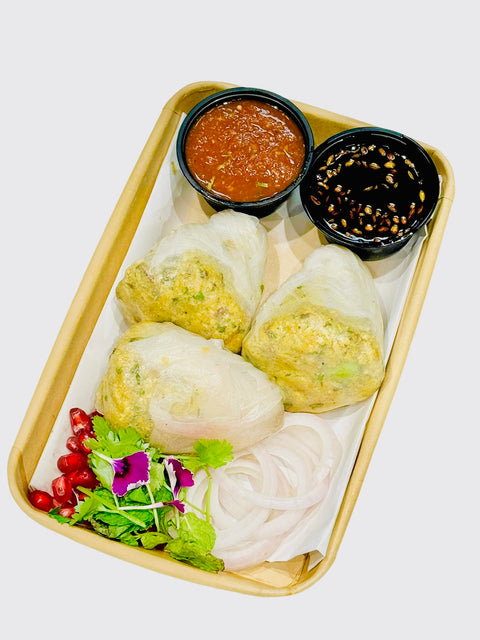 Grilled Rice Paper Samosa - Fresh - Chicken - Made with Organic Ingredients