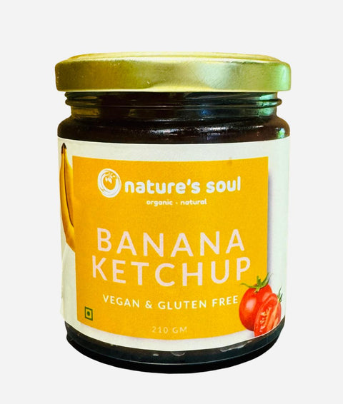 Banana Ketchup - Fresh - Vegan, Gluten Free - Made with Organic Ingredients - 160gm